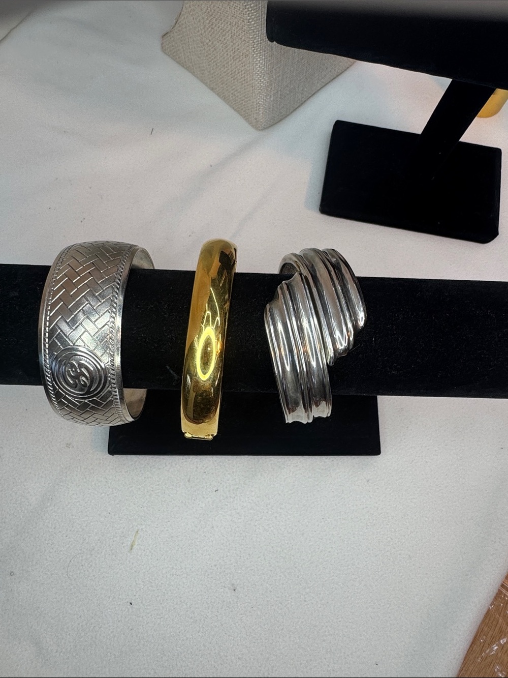 Gold-Tone and silver tone Cuff Bracelets - Polished Classic